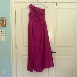 Teri Jon gown size 12 hemmed to a 5”5 height worn once.
